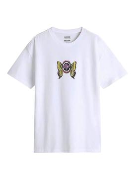 Camisa Vans Etéreo branca para mulher.