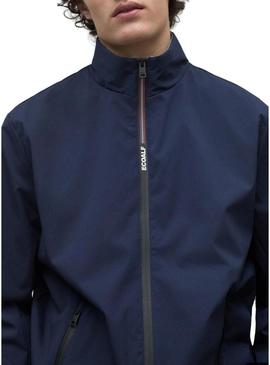 Casaco Ecoalf Jamesalf azul marinho para homens.