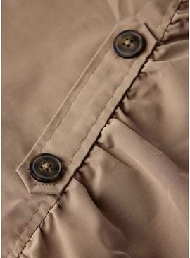 Gabardina Name It Madelin Trench Coat bege menina.