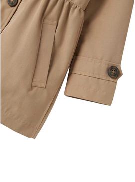 Gabardina Name It Madelin Trench Coat bege menina.