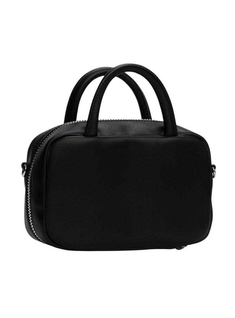 Bolsa Tommy Jeans American Cool preta para mulher.