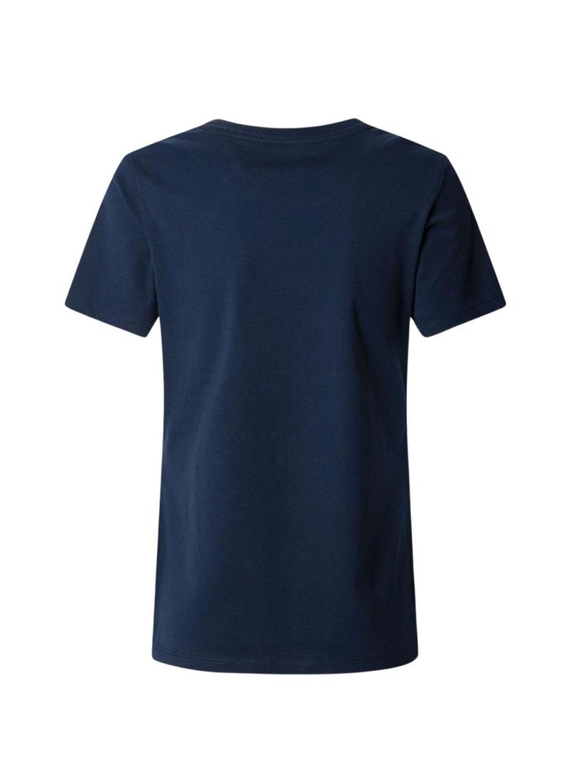 Camiseta Pepe Jeans Rosalind azul marinho para mulher