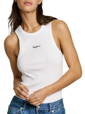 Camiseta Pepe Jeans Marian branca para mulher.