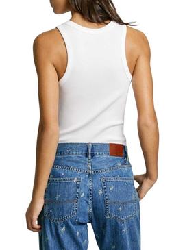 Camiseta Pepe Jeans Marian branca para mulher.
