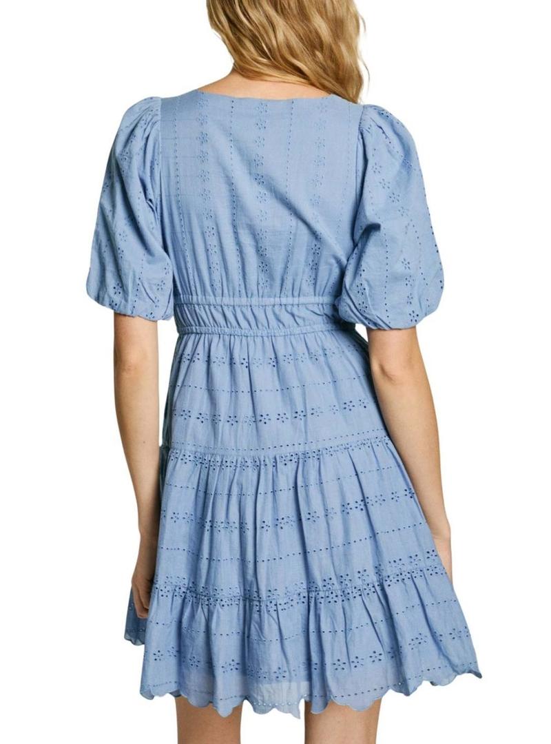 Vestido Pepe Jeans Day azul para mulher.