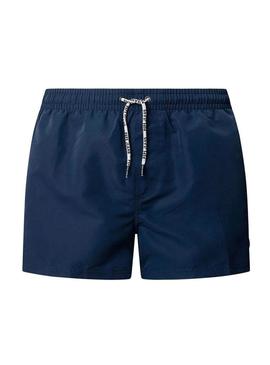 Calção de banho Pepe Jeans Rubber azul marinho para homem
