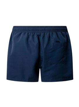 Calção de banho Pepe Jeans Rubber azul marinho para homem