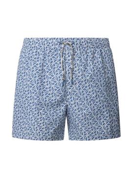 Fato de banho Pepe Jeans Print azul para homem