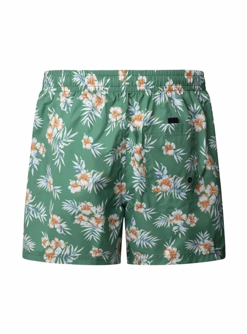 Calções de banho Pepe Jeans Hibiscus verde para homem