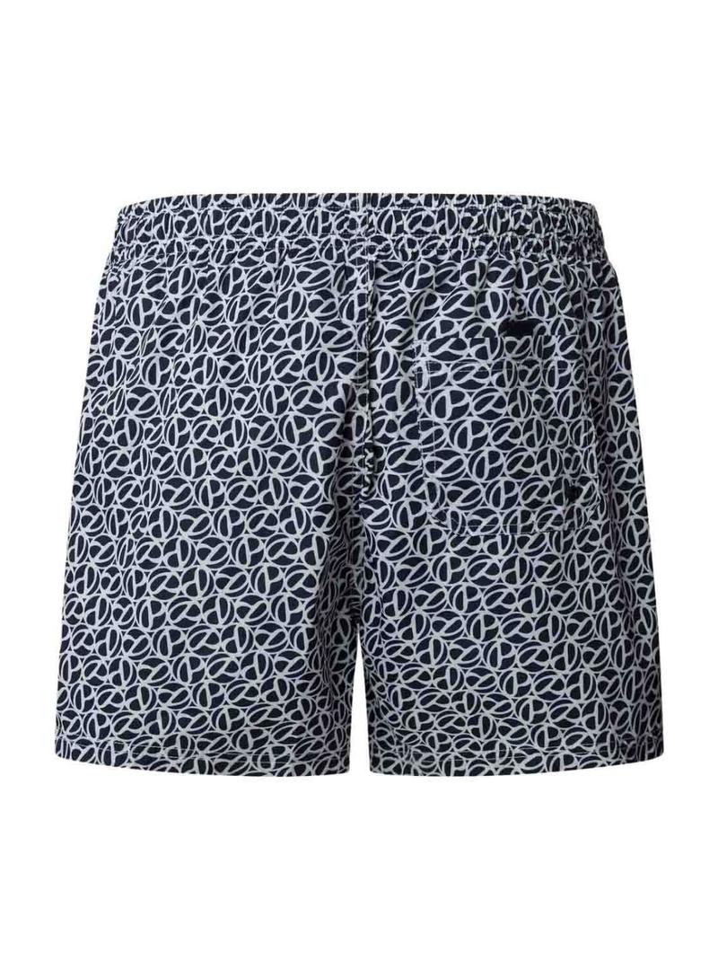 Calção de banho Pepe Jeans Print azul marinho para homem