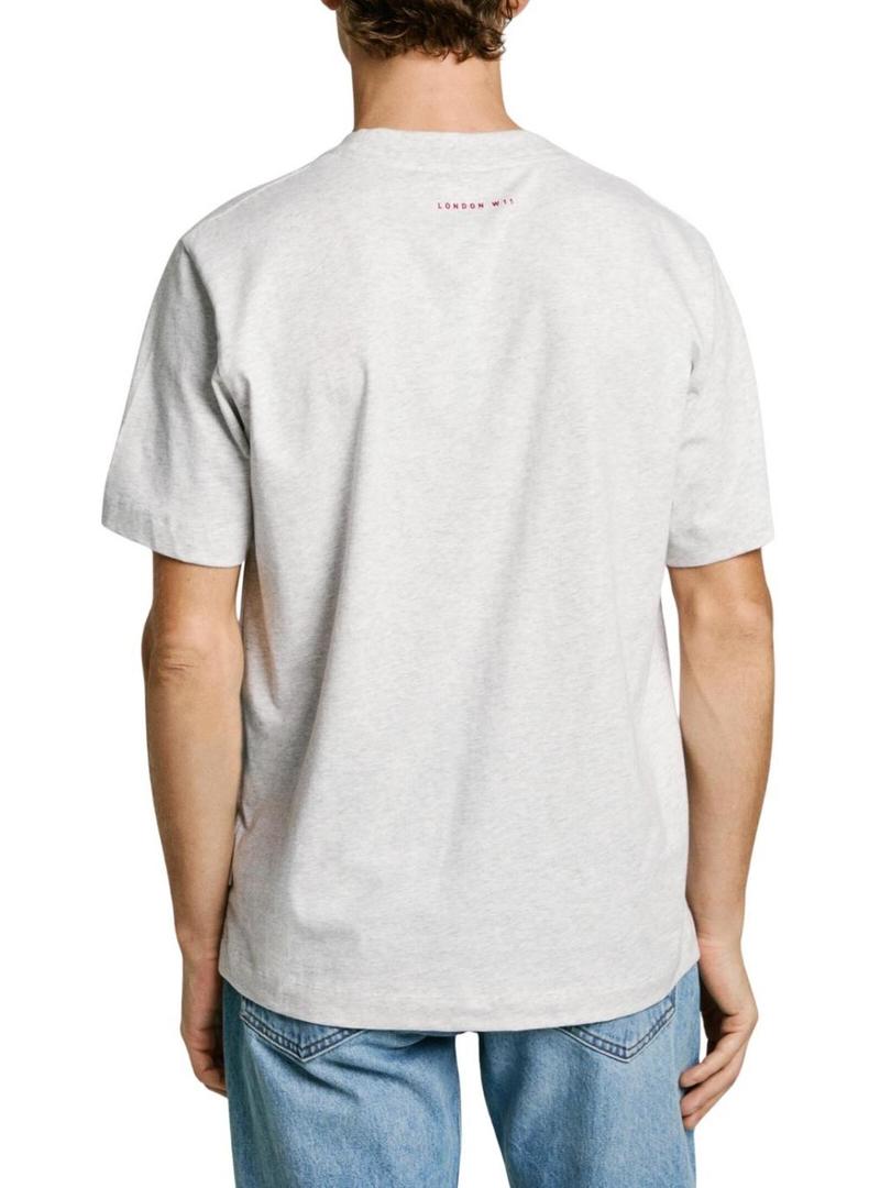 Camiseta Pepe Jeans Presth cinza para homem.