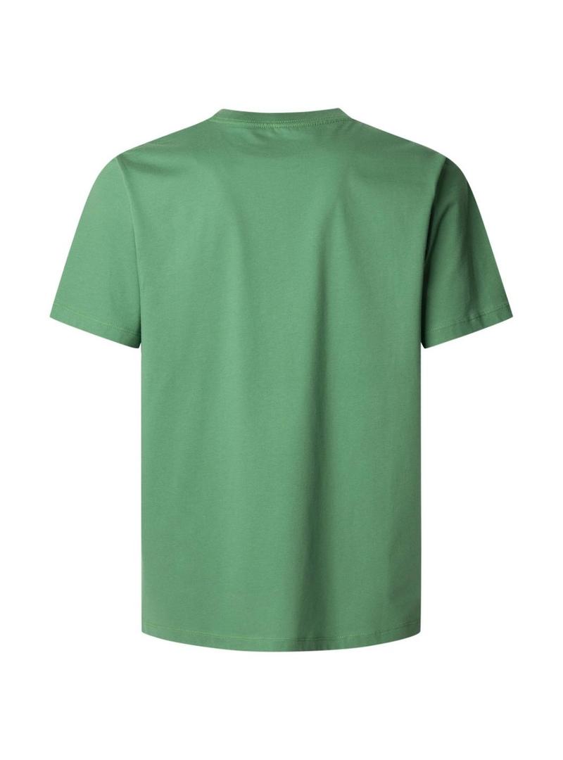Camiseta Pepe Jeans Eggo verde para homem