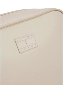 Bolsa Tommy Jeans Must Camera bege para mulher