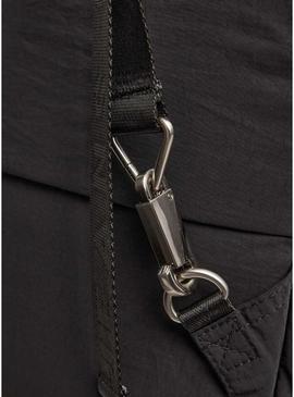 Mochila Pepe Jeans Whitney preta para mulher.