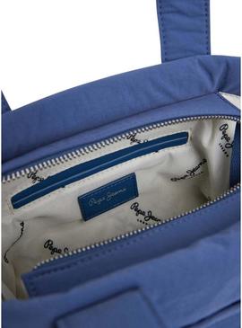 Bolsa Pepe Jeans Zadie azul para mulher.