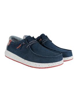 Sapatos Walkin Pitas Nias Azul Marinho para homem