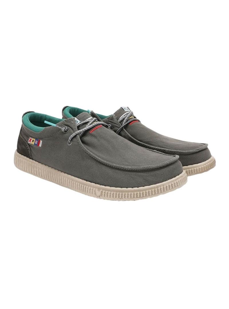 Sapatos Walkin Pitas Deck cinza para homem.