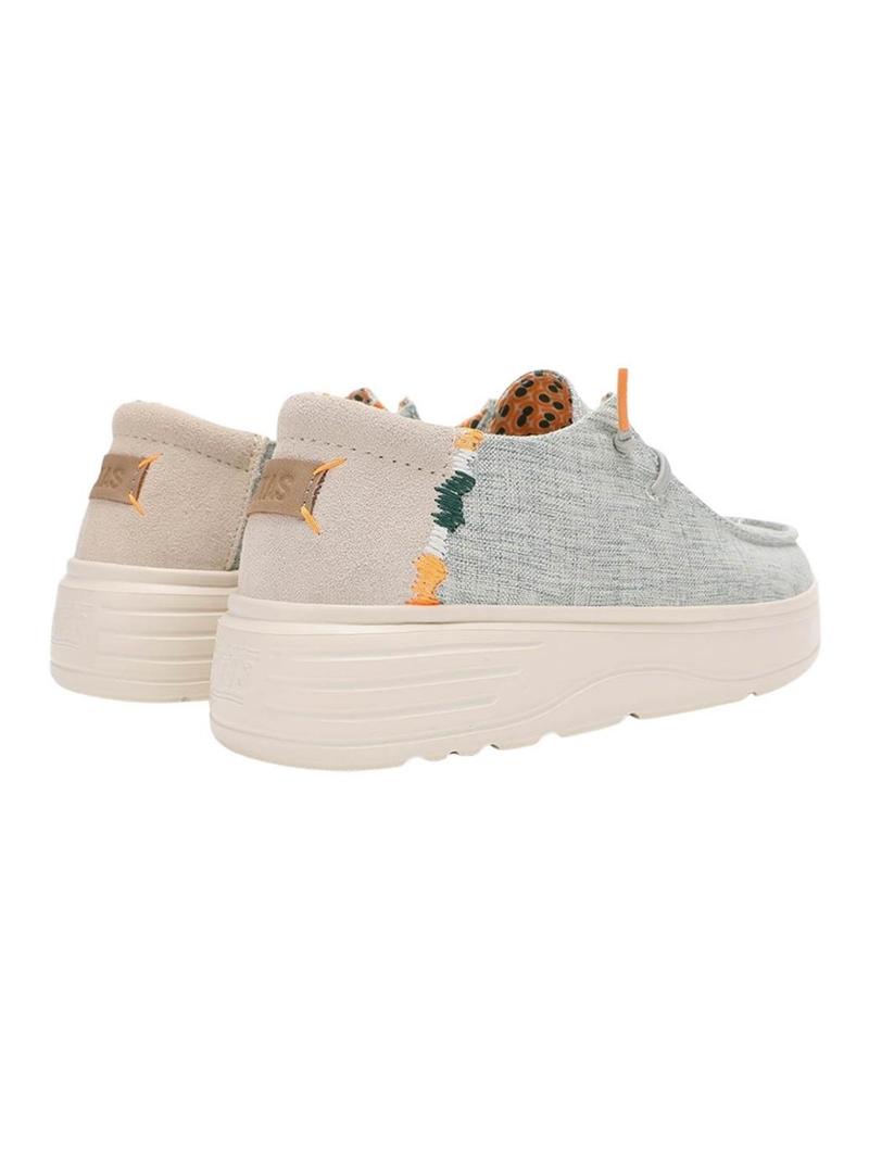 Sapatilhas Walkin Pitas Poppy verde para mulher.