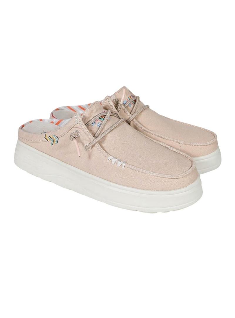 Tamancos Walkin Pitas Caparica rosa para mulheres