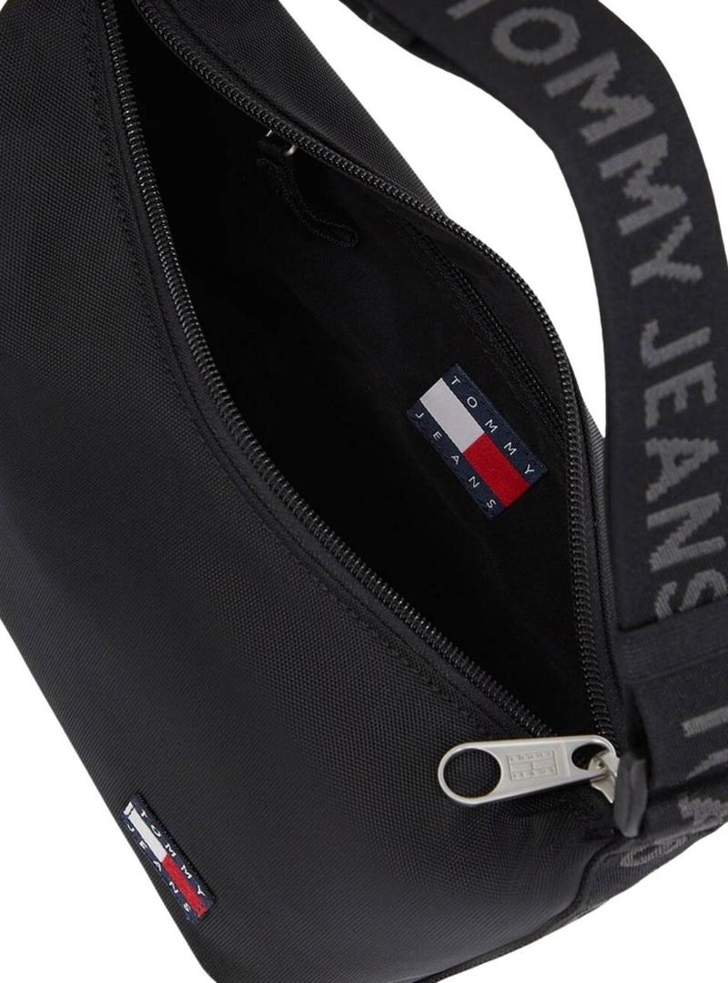 Bolsa Tommy Jeans Daily Shoulder preta para mulher