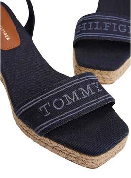 Sandálias Tommy Hilfiger Espad Denim para mulher.