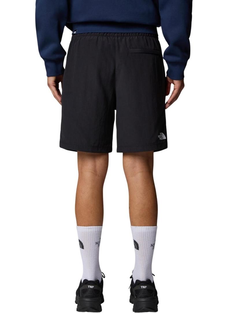 Calça curta The North Face Water preta para homem.
