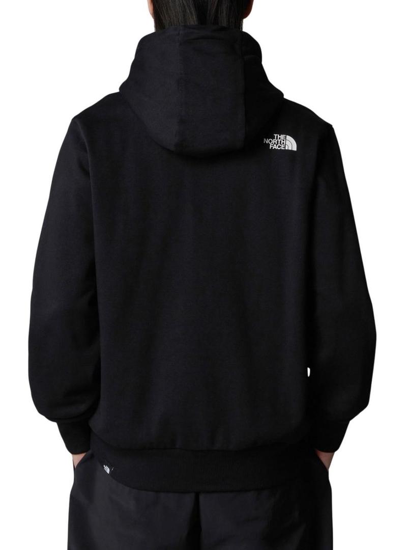 Moletom The North Face Simple Dome preto para homem.