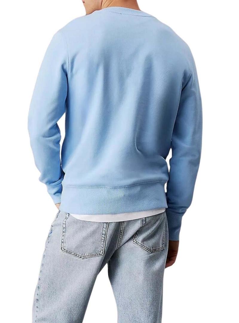 Camisola Calvin Klein Jeans Label azul para homem