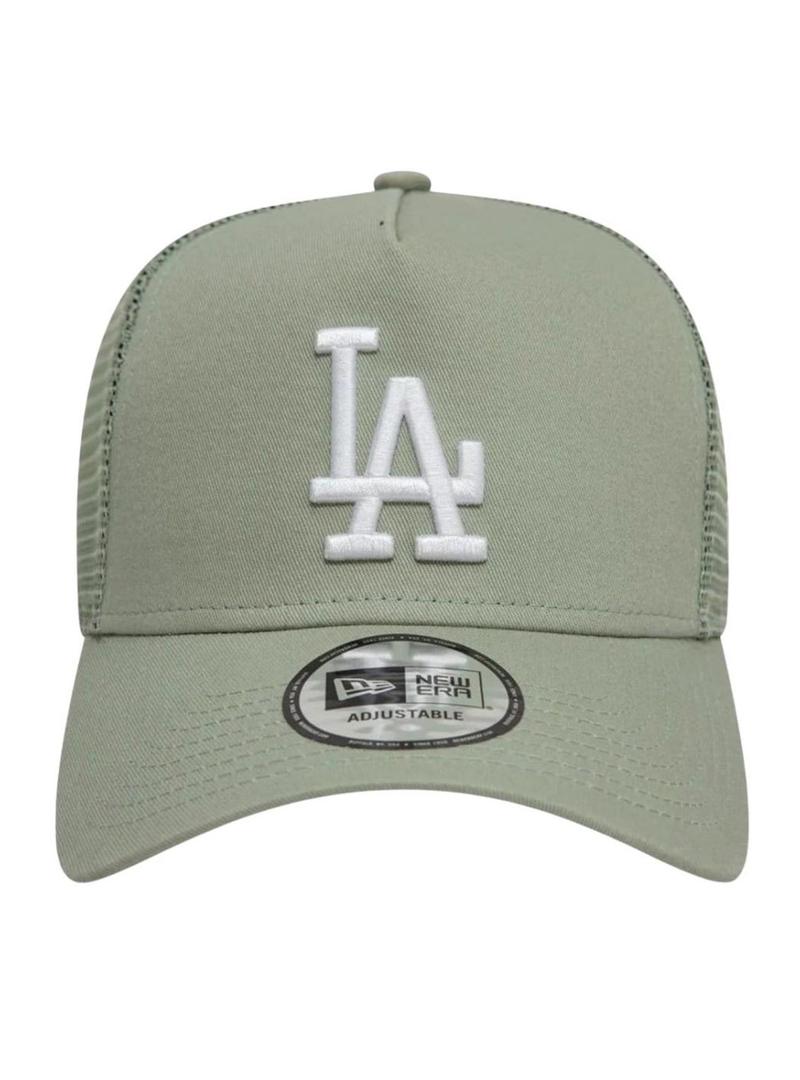 Boné New Era League Essential Trucker LA Dodgers verde