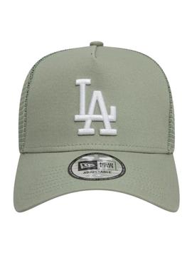 Boné New Era League Essential Trucker LA Dodgers verde
