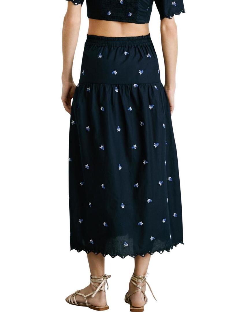 Saia Pepe Jeans Even azul para mulher.