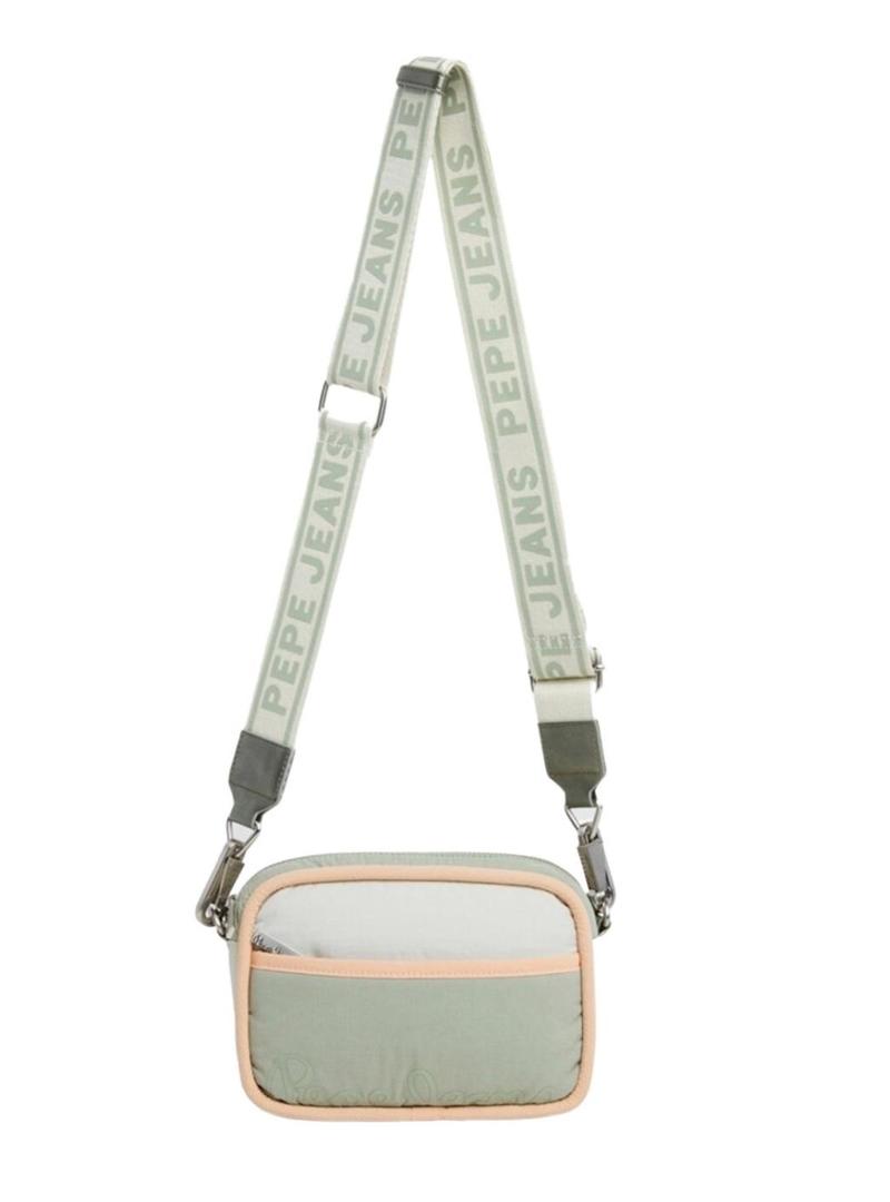 Bolsa Pepe Jeans Brianae Bloom verde para mulher