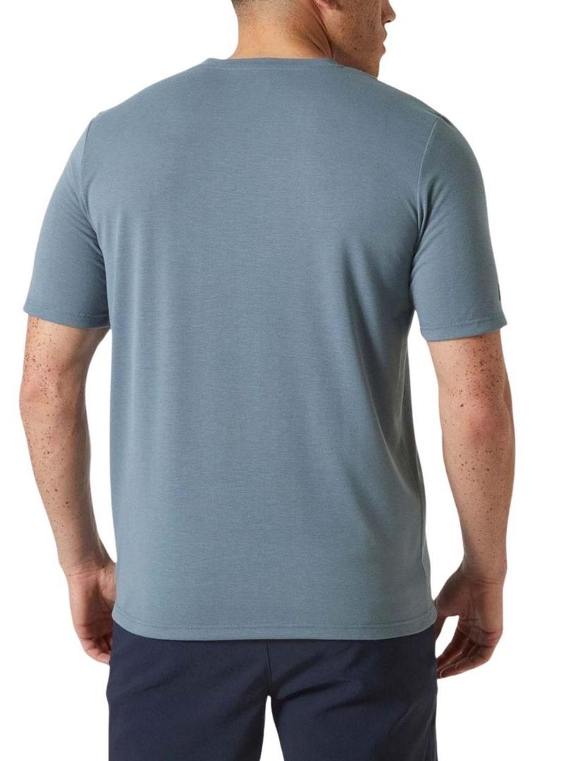 Camisa Helly Hansen Race azul para homem.