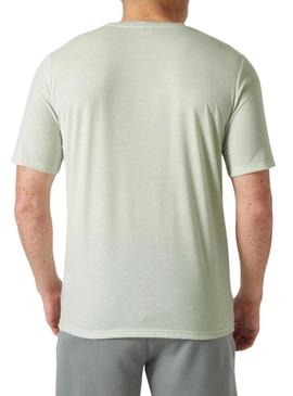 Camiseta Helly Hansen Race verde para homem.