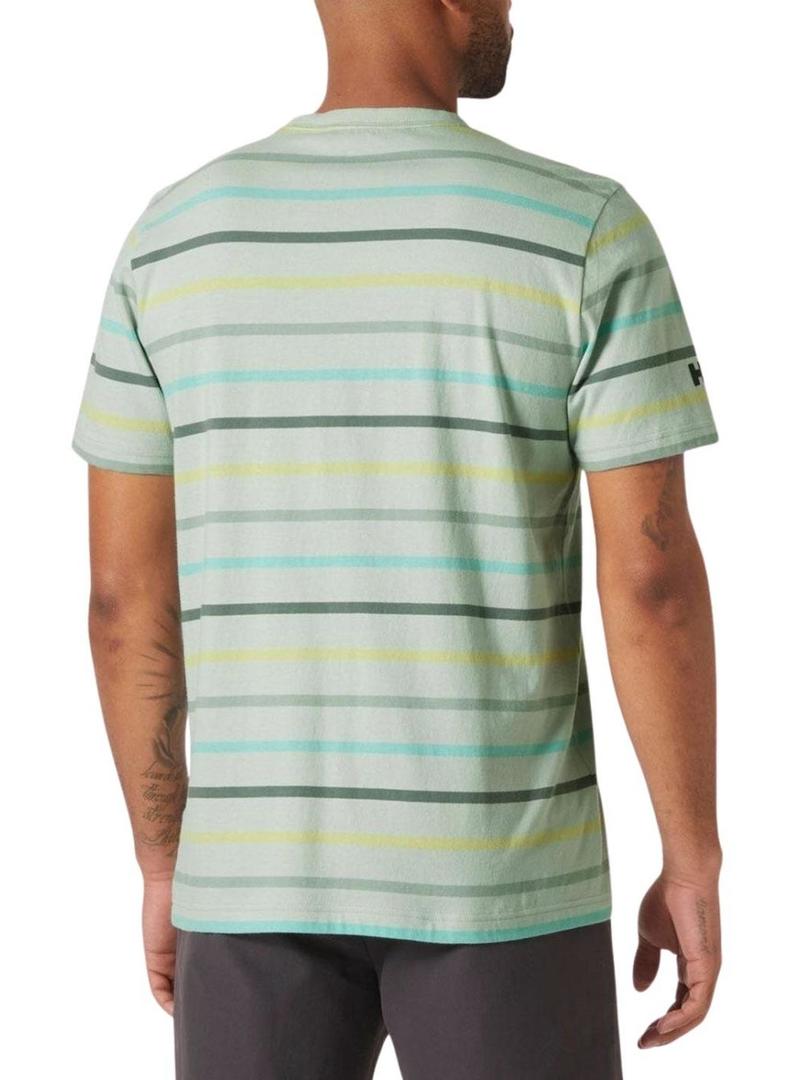 Camiseta Helly Hansen Newport verde para homem