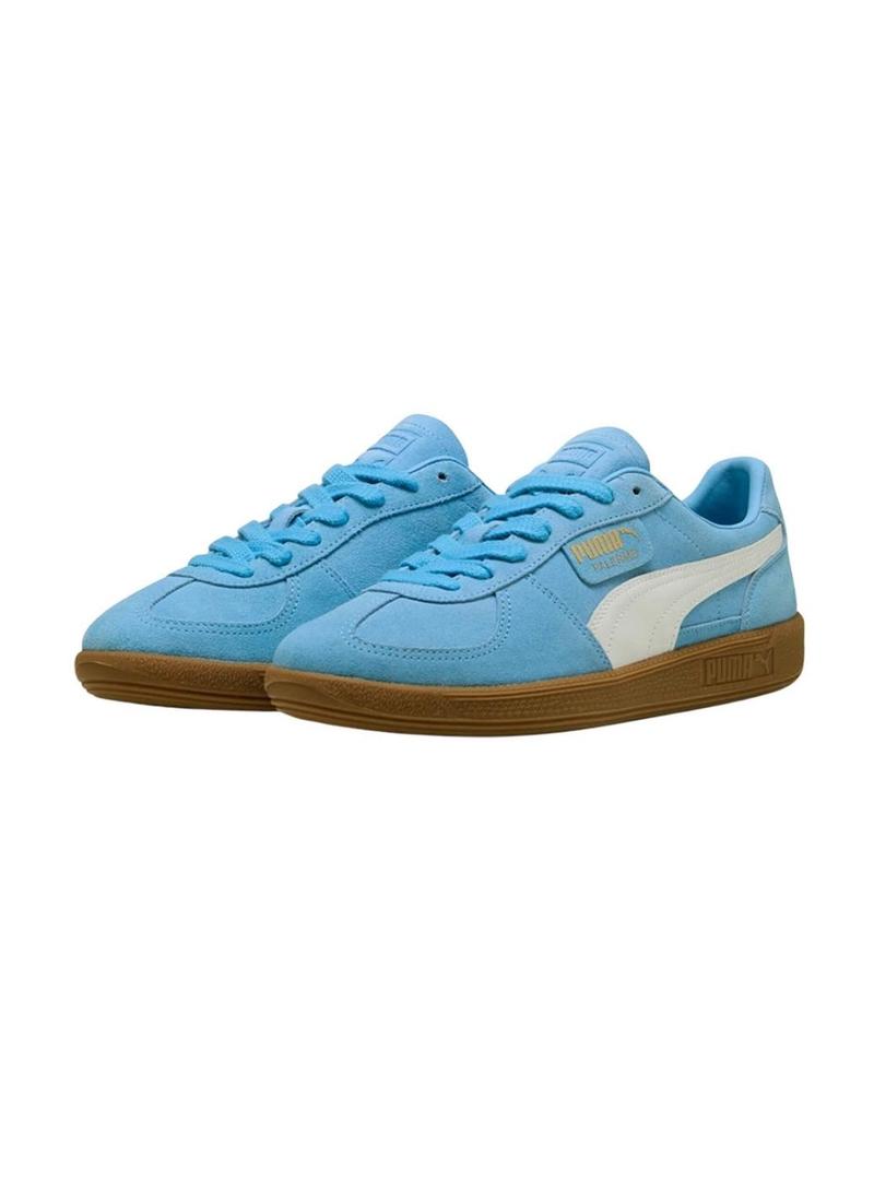 Sapatilhas Puma Palermo azul para mulher.