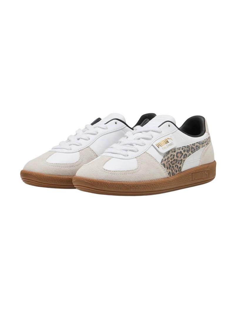 Sapatilhas Puma Palermo Leopardo para mulher.