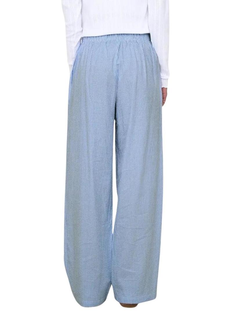 Calças Only Augusta azuis para mulher.