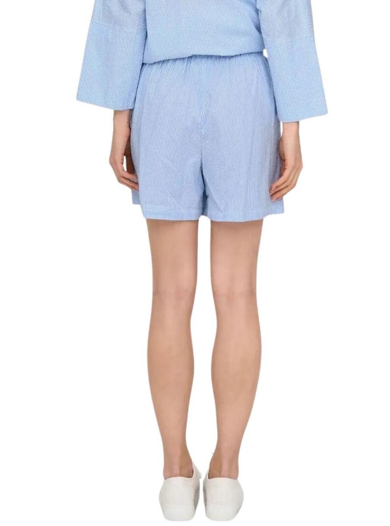 Shorts Only Augusta azul para mulher