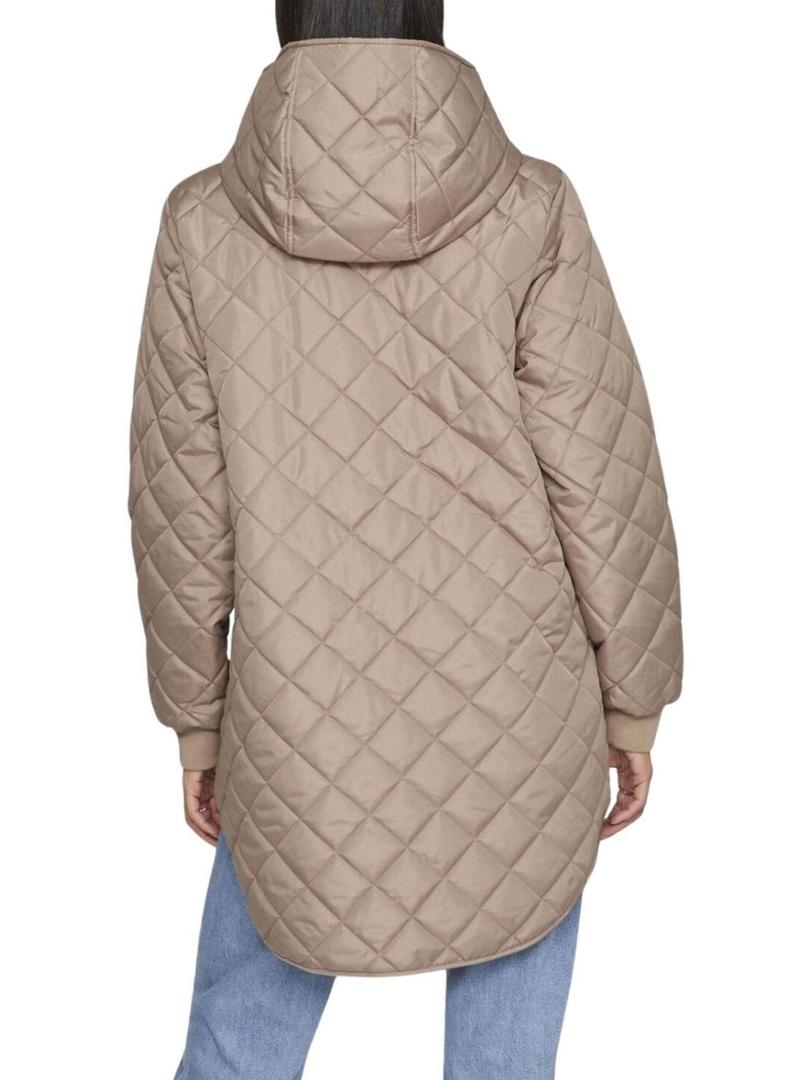 Jaqueta Vila Vitate bege para mulher.