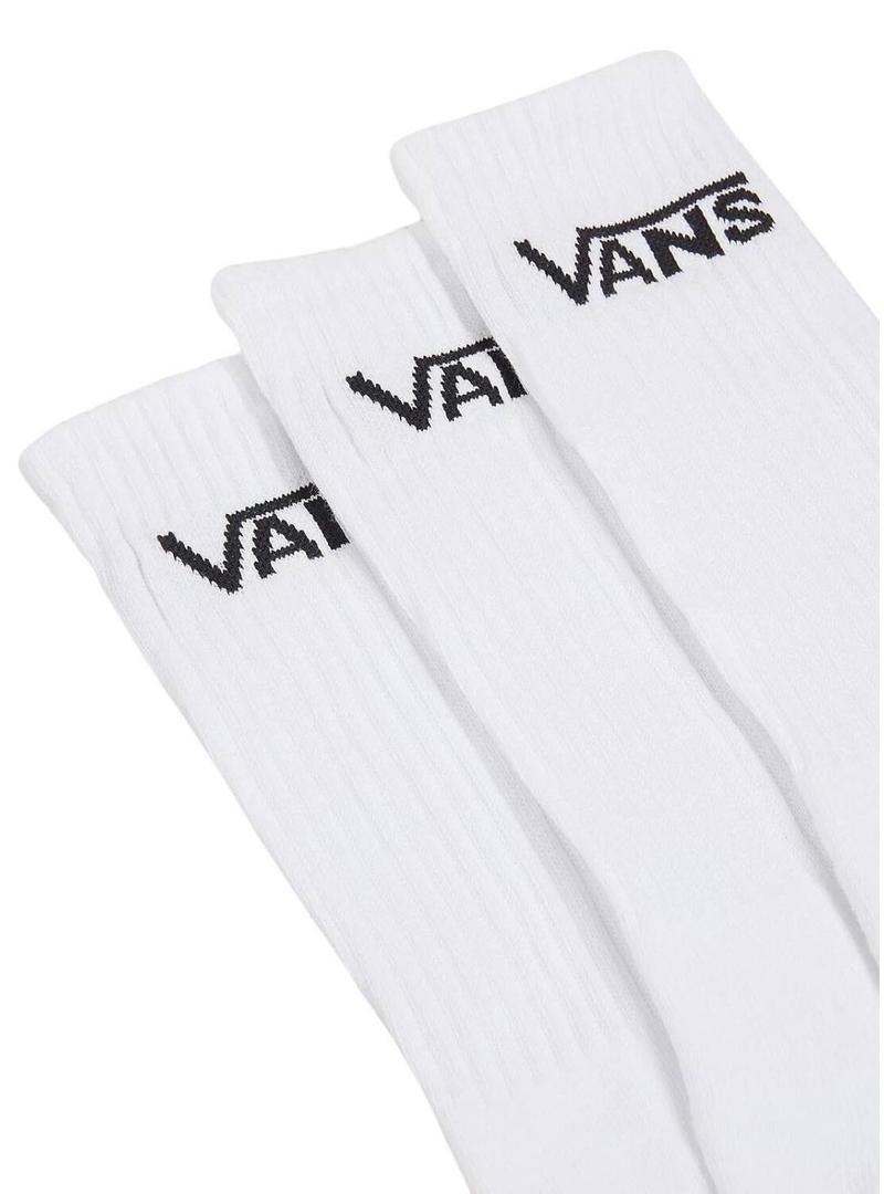 Meias Vans Classic brancas para mulheres e homens
