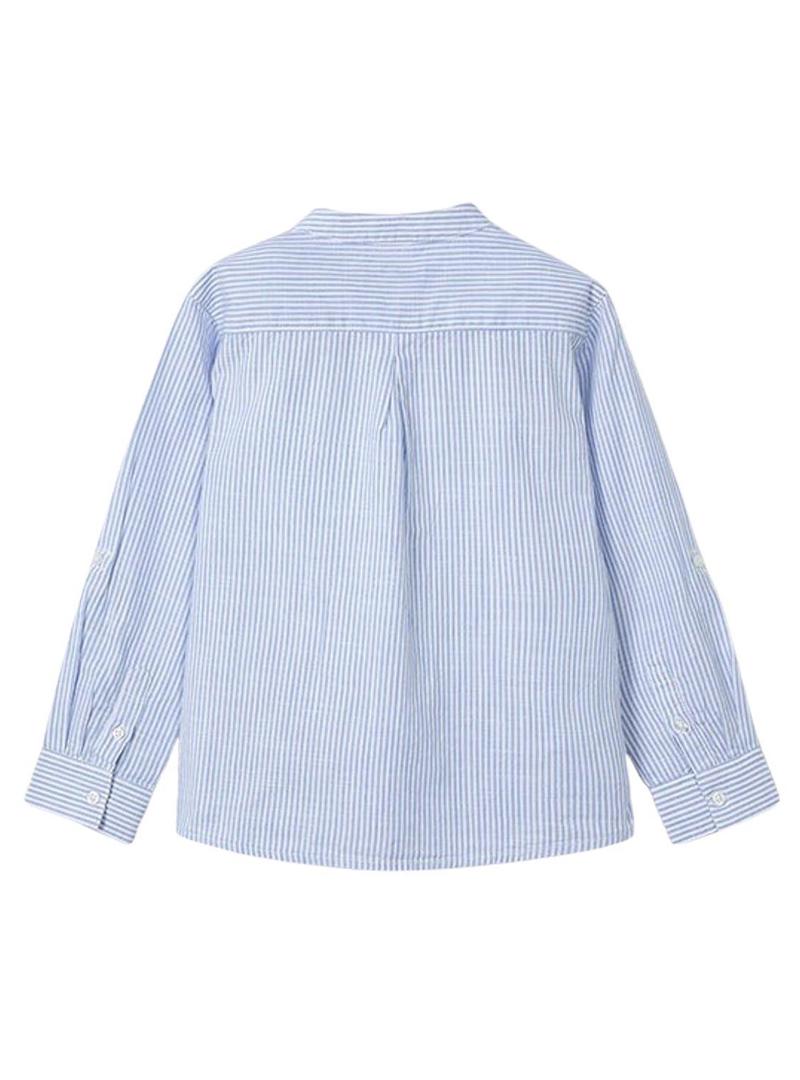 Camisa Mayoral Mao Listras azuis para menino