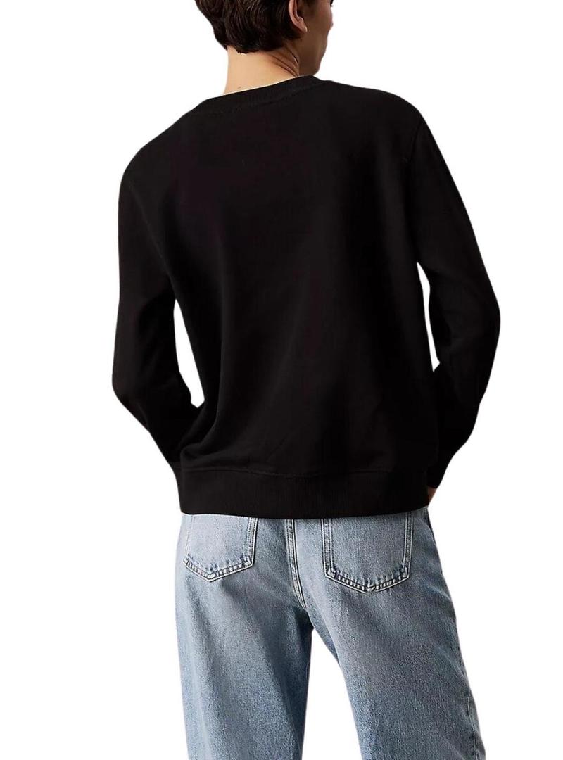 Moletom Calvin Klein Jeans Gradient preto para mulher.