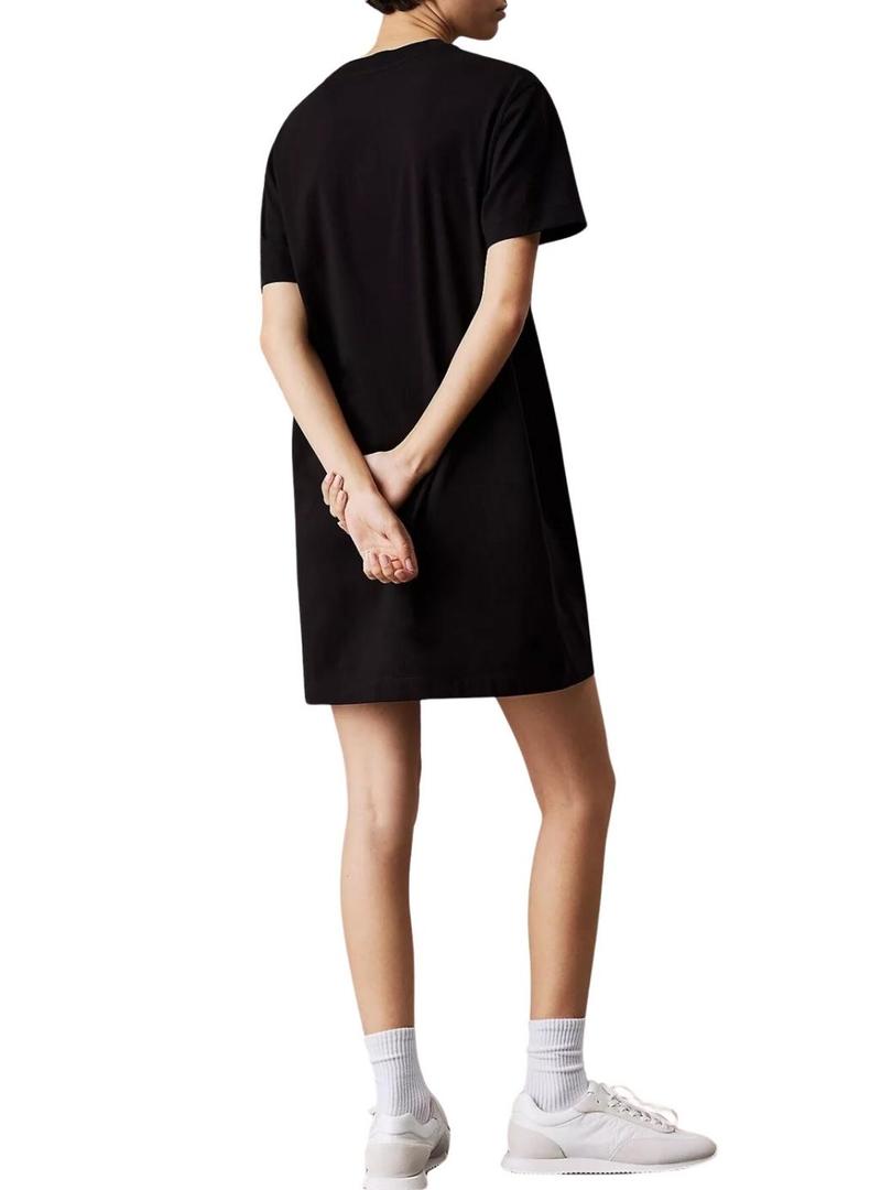 Vestido Calvin Klein Jeans Gradient preto para mulheres
