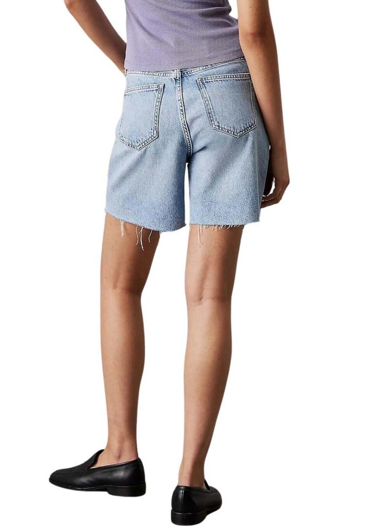 Bermudas Calvin Klein Jeans em denim para mulher.