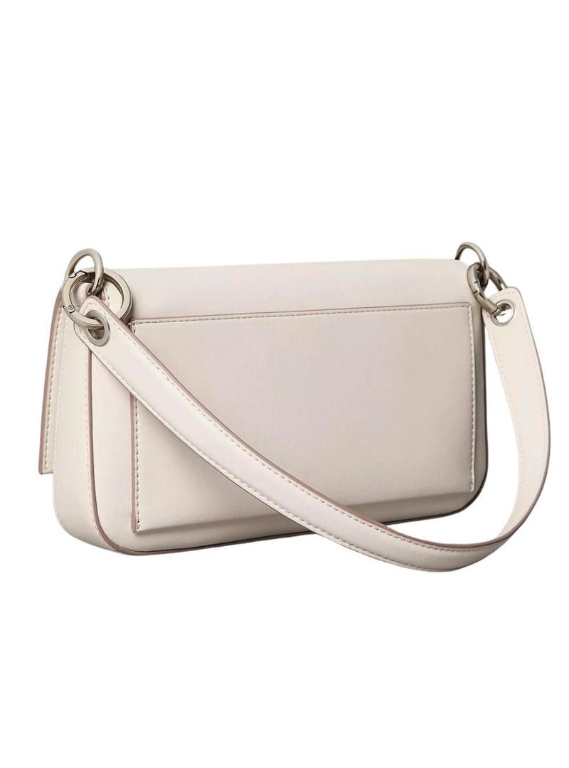 Bolsa Calvin Klein Jeans Sculpted Flag branca para mulher