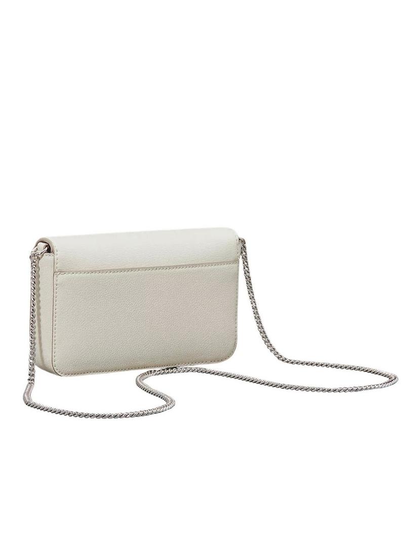 Bolsa Calvin Klein Jeans Minimal monograma branca para mulher
