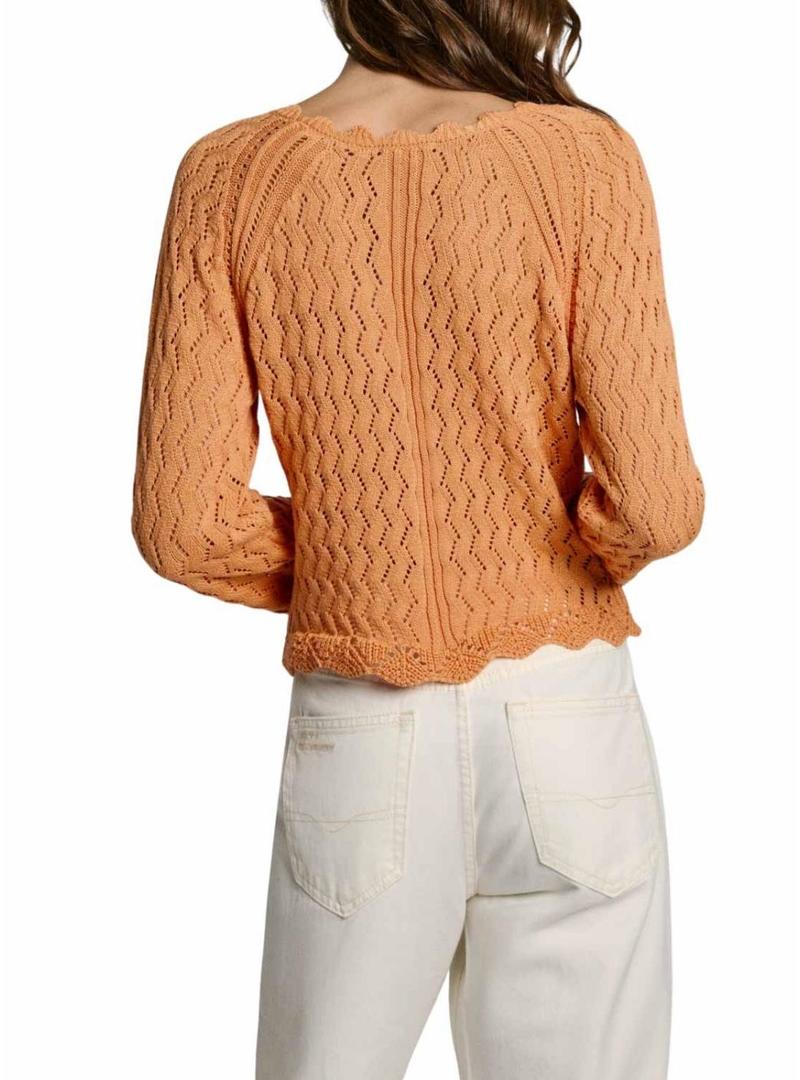 Camisola Pepe Jeans Olya laranja para mulher