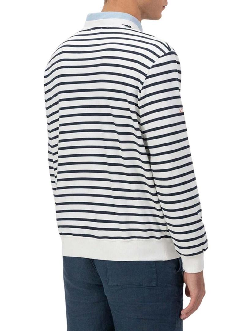 Moletom El Pulpo com estampa de listras para homem