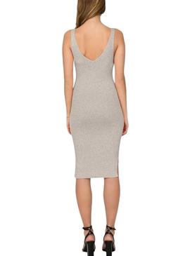 Vestido Only Lina bege para mulher